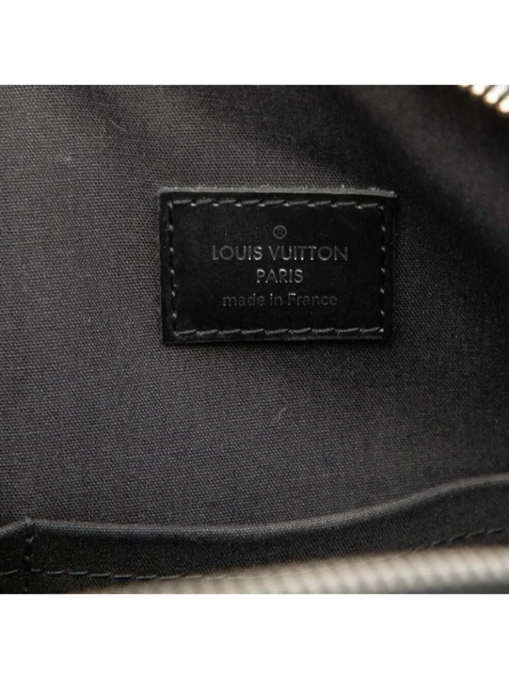 Louis Vuitton Velvet Handbag Noir Black Leather